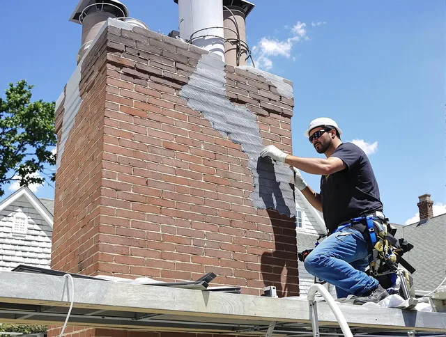 Chimney Restoration in Prospect, CT