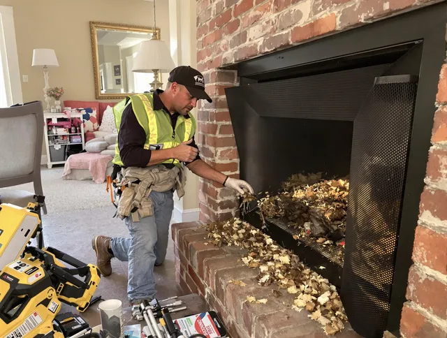 Safe screening installation by Naugatuck Chimney Sweep in Naugatuck, CT