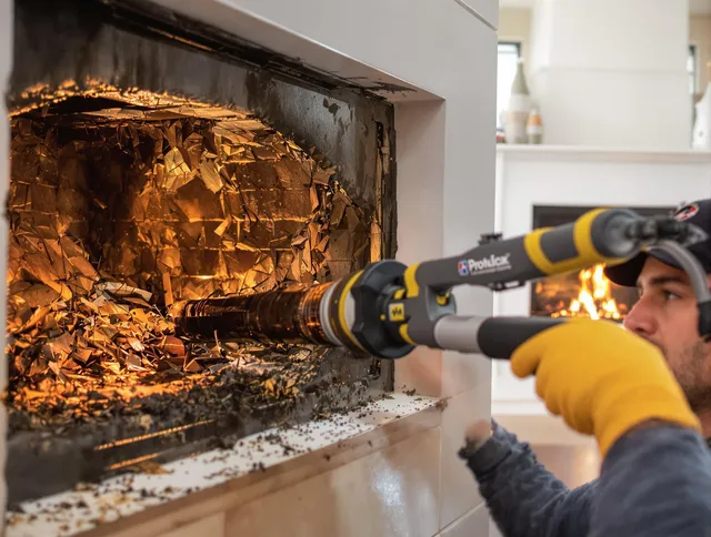Professional chimney cleaning by Naugatuck Chimney Sweep in Naugatuck, CT
