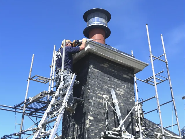 Sturdy chimney crown finished by Naugatuck Chimney Sweep in Naugatuck, CT