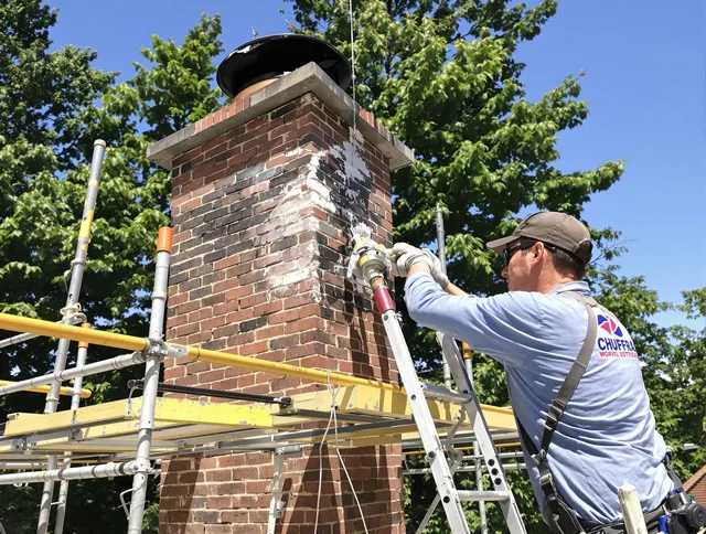 Structural chimney repair by Naugatuck Chimney Sweep in Naugatuck, CT
