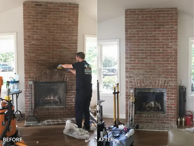 Finished chimney sweeping service by Naugatuck Chimney Sweep in Naugatuck, CT