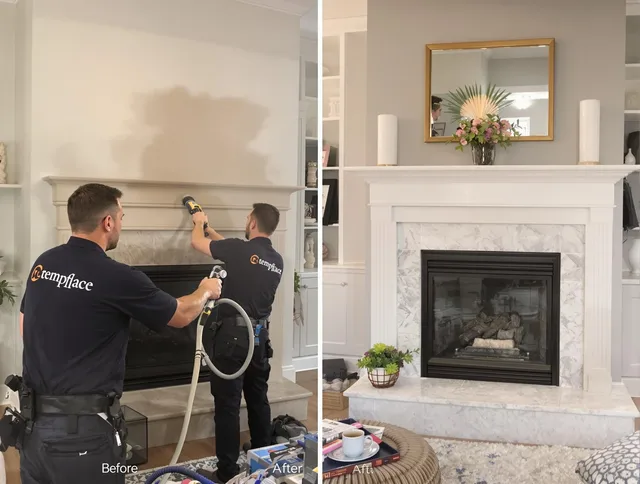 Professional soot removal by Naugatuck Chimney Sweep team in Naugatuck, CT